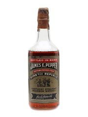 James E. Pepper 1939 5 Year Old Bourbon Bottled Spring 1945 75cl / 50%