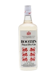Booth's Finest Dry Gin Bottled 1970s 75.7cl / 40%