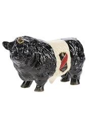 Rutherford's Galloway Bull Ceramic Decanter