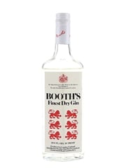 Booth's Finest Dry Gin Bottled 1970s 75.5cl / 40%