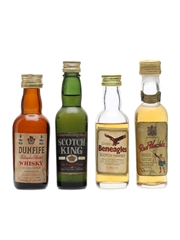 4 x Blended Scotch Whisky Miniatures 
