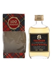 Talisker 100 Proof Black Label Gold Eagle Bottled 1970s - Gordon & MacPhail 5cl / 57%