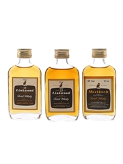 Linkwood 15 & 25 Year Old & Mortlach Bottled 1980s - Gordon & Macphail 3 x 5cl /