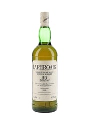 Laphroaig 10 Year Old Bottled 1980s-1990s - Pre Royal Warrant 100cl / 40%