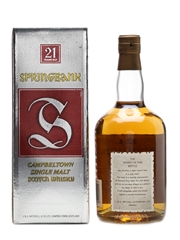 Springbank 21 Years Old Bottled 1980s 75cl