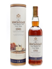 Macallan 1981 18 Year Old 70cl / 43%