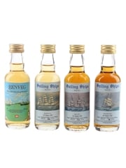 Balvenie, Benveg, Caperdonich, Glendronach Sailing Ships Series No.1 Araby Maid, Benan, Bencleuch - Signatory Vintage 4 x 5cl