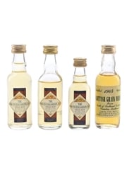 Invergordon 10 Year Old & North Of Scotland 1964 100 Proof Scottish Grain Whisky 4 x 3cl-5cl