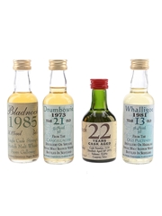 Drumbowie 21 Year Old Whalligoe 13 Year Old Bladnoch and Largiemeanoch 22 Year Old