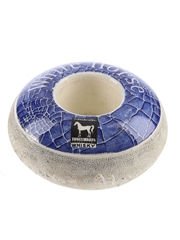 White Horse Whisky Ceramic Match Holder and Striker