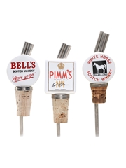 Branded Pourers Bell's, White Horse, Pimm's 