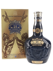 Royal Salute 21 Bottled 2012 Blue Ceramic Flagon