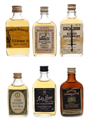 Assorted Blended Scotch Whisky John Begg, Excalibur, Queen Charlotte 6 x 5cl