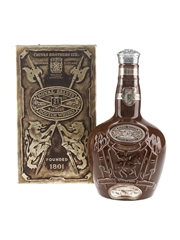 Royal Salute 21 Year Old Botted 1970s  Brown Ceramic Flagon
