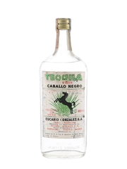 Caballo Negro White Tequila Bottled 1970s Eucario Gonzalez