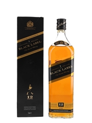 Johnnie Walker Black Label 12 Year Old Bottled 2000s  Duty Free