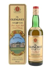 Glenlivet 12 Bottled 1980s Classic Golf Courses St Andrews