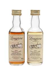 Longrow 1973 & 1974  2 X 5cl