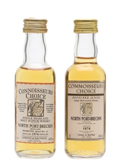 North Port Brechin 1974 Connoisseurs Choice Bottled 1990s-2000s - Gordon & MacPhail 2 x 5cl