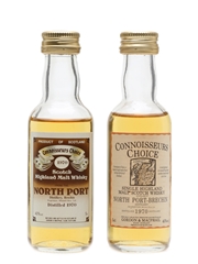 North Port Brechin 1970 Connoisseurs Choice Bottled 1980s&1990s - Gordon & MacPhail 2 x 5cl