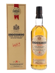Knockando 1974 Bottled 1987