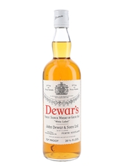 Dewars White Label Bottled 1970s