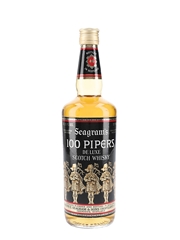 Seagrams 100 Pipers Bottled 1970s
