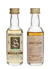Springbank 15 Year Old & 21 Year Old  2 x 5cl