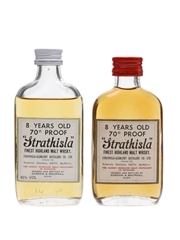 Strathisla 8 Year Old Bottled 1970s 2 x 5cl