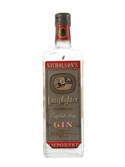 Nicholson s Lamplighter English Dry Gin Bottled 1970s Carpano