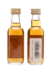 Macallan 10 Year Old & 12 Year Old Bottled 1990s 2 x 5cl