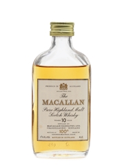 Macallan 10 Year Old 100 Proof Bottled 1970s - Gordon & MacPhail 5cl / 57%