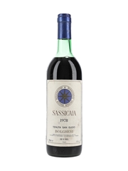 1978 Bolgheri Sassicaia