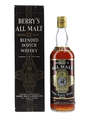 Berry s All Malt 12 Year Old Bottled 1980s