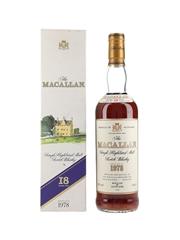 Macallan 1978 18 Year Old