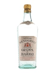 Meneghini Grappa Di Barolo Bottled 1950s 1960s