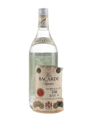 Bacardi Carta Blamca Rum Bottled 1970s 1980s
