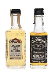 Canadian Lord Calvert & Jack Daniel's  2 x 5cl