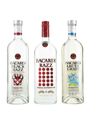Bacardi Razz Black Razz Arctic Grape Rum