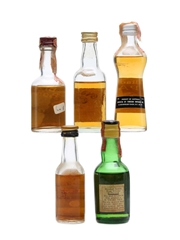 5 x Assorted Whisky Miniatures 