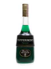 Marie Brizard Peppermint Liqueur Bottled 1970s 70cl / 30%