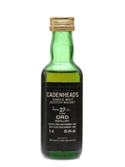 Ord 1962 27 Year Old Cadenhead's 5cl / 55.4%