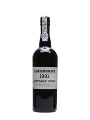 Cockburn's 1991 Vintage Port  75cl / 20%