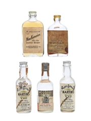5 x Assorted Whisky Miniature 