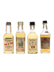 4 x Assorted Whisky Miniature 