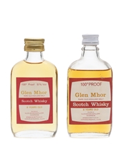 Glen Mhor 8 Year Old 100 Proof Bottled 1970s - Gordon & MacPhail 2 x 5cl