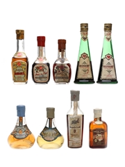 Dolfi Liqueurs Bottled 1950s 9 x 5cl