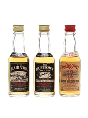Blair Atholl, Inchgower & Dufftown Bottled 1970s 3 x 5cl / 40%