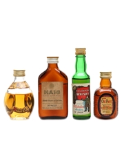 Assorted Blended Scotch Whisky Dimple, Old Parr, Haig, Cadenhead's 4 x 5cl / 40%