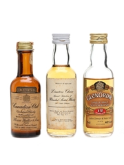 Assorted Whisky Canadian Club 1968, Glenordie, Director's Choice 3 x 5cl / 40%